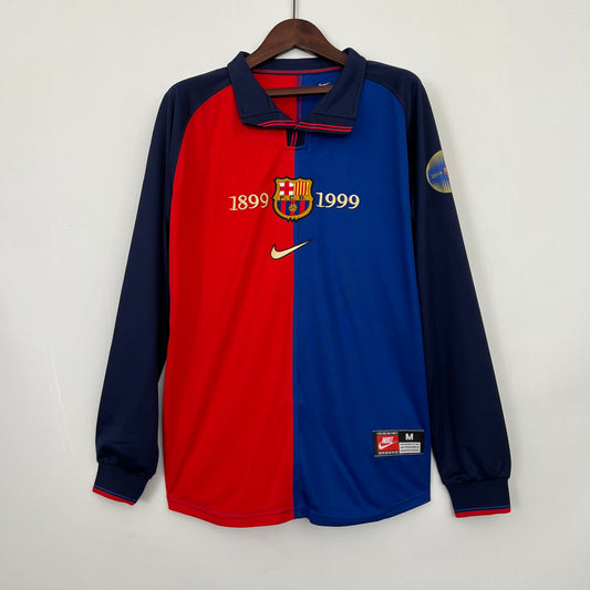 Retro Long Sleeve Barcelona 100th Anniversary Home