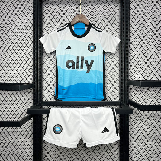 Charlotte FC 2024/25 Home Kids Kit