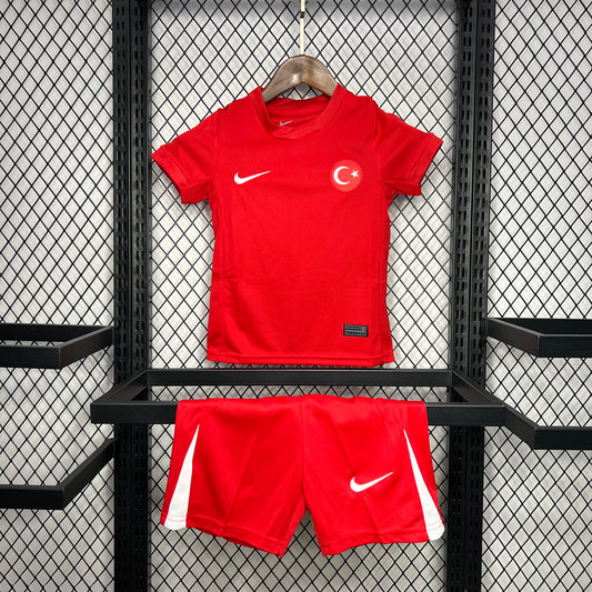 Turkiye 2024/25 Euro Away Kids Kit