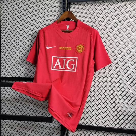 Man. United Champions League 2007/08 Home Retro