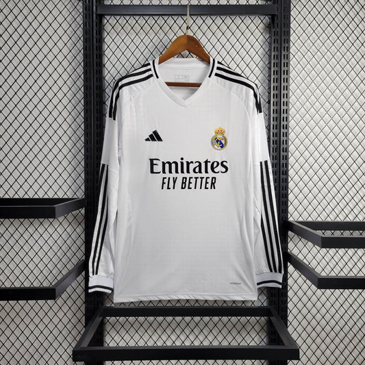 Real Madrid 2024/25 Home Long Sleeves