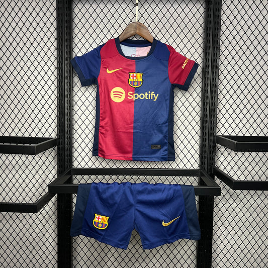 Barcelona 2024/25 Home Kids Kit