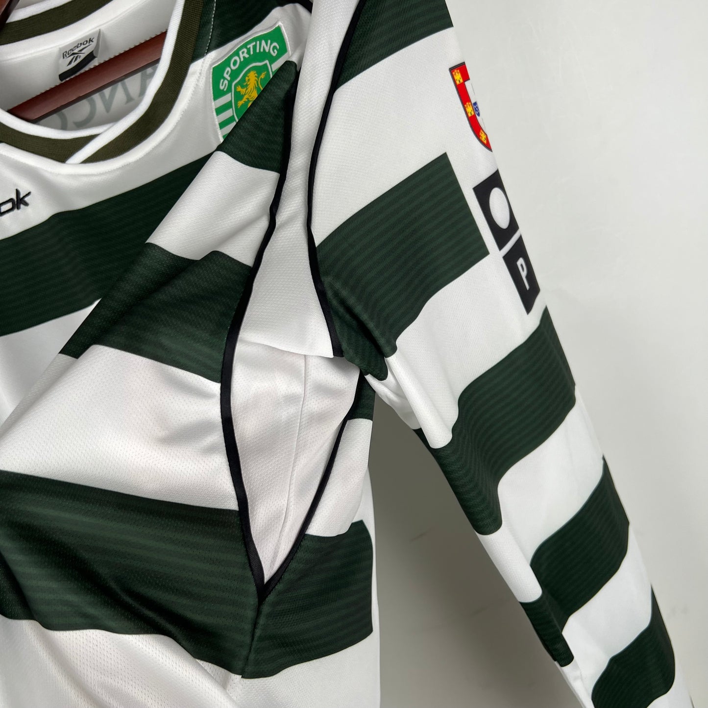Retro Long Sleeve Sporting Lisbon 01/03 Home