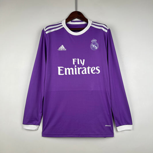 Retro long sleeve Real Madrid 16/17 away