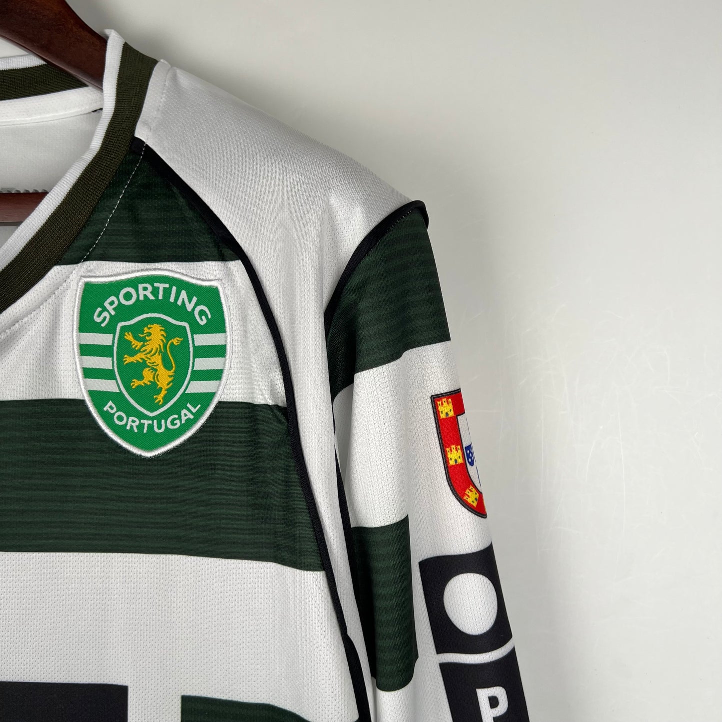 Retro Long Sleeve Sporting Lisbon 01/03 Home