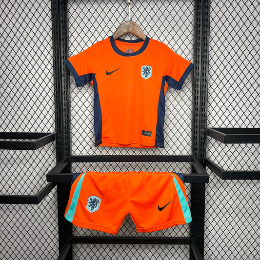 Netherlands 2024/25 Euro Home Kids Kit