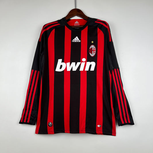 Retro long sleeve AC Milan 08/09 Home