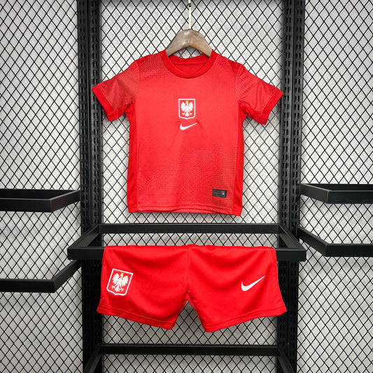 Poland 2024/25 Euro Away Kids Kit
