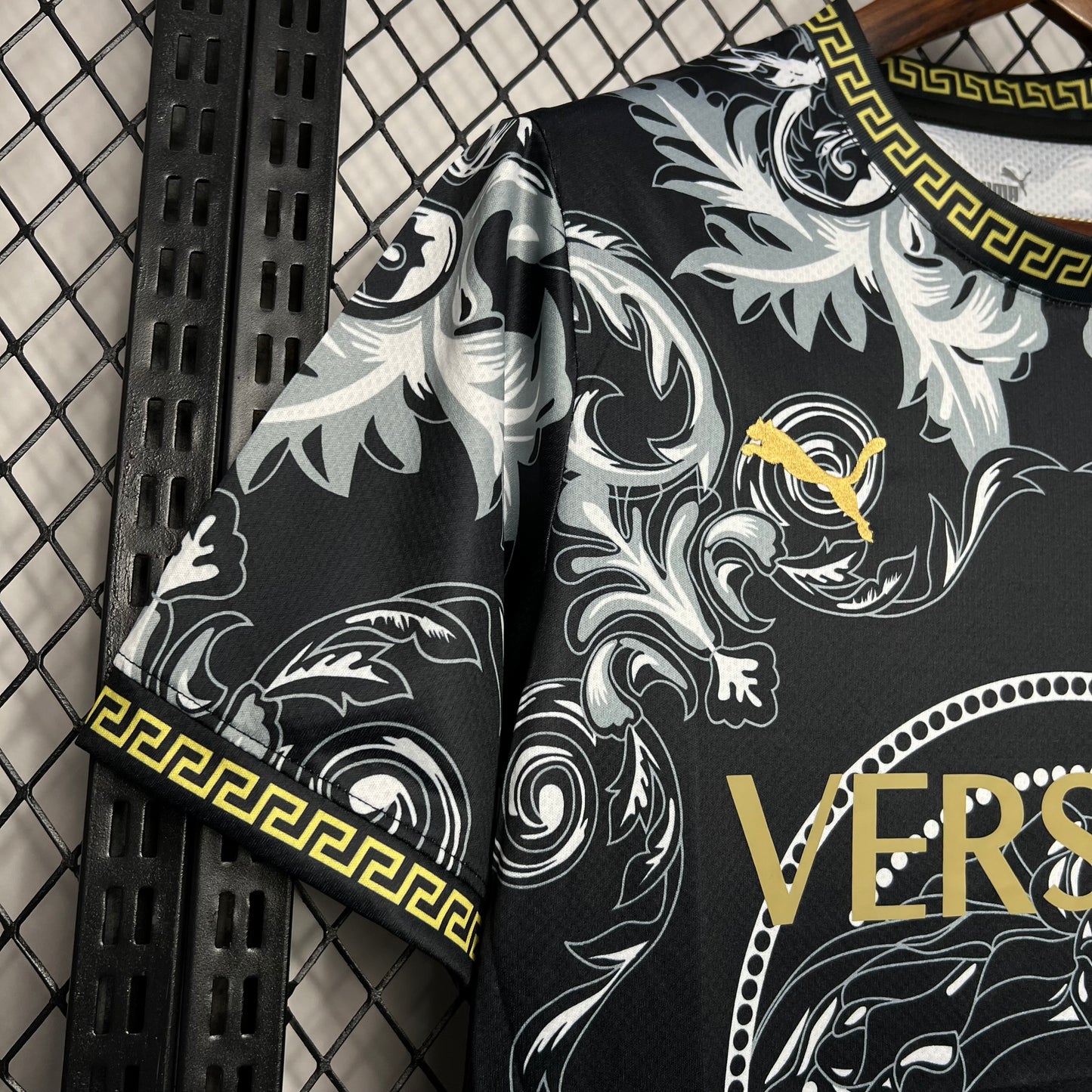 Italy 2023/24 Versace Co-Branded Edition Jersey Black