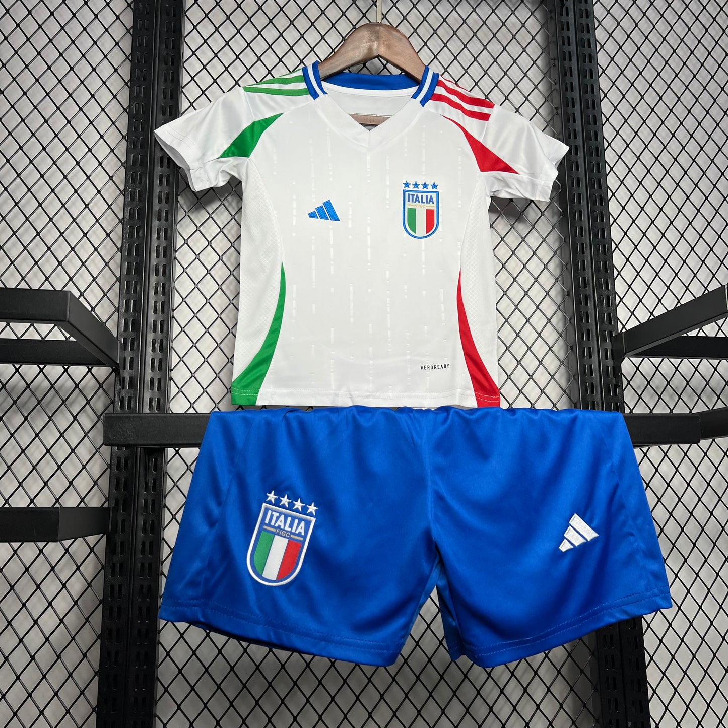 Italy 2024/25 Euro Away Kids Kit