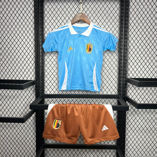 Belgium 2024/25 Euro Away Kids Kit
