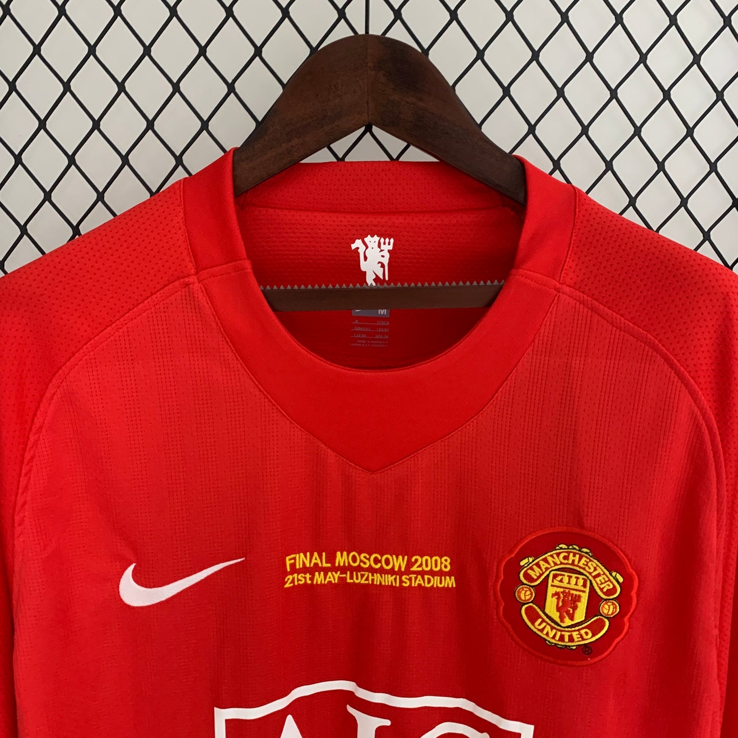 Retro long sleeve Manchester United 07/08 Champions League version home