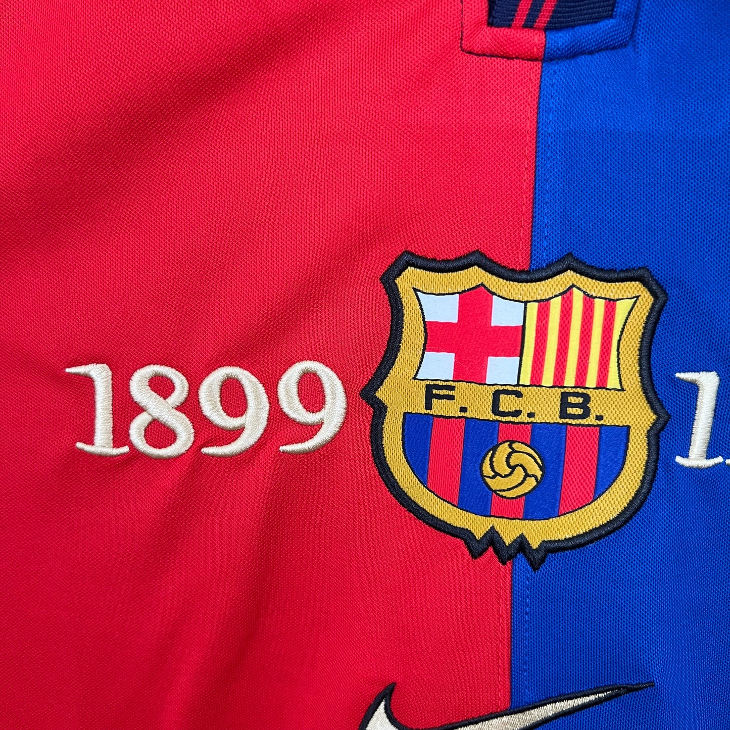 Retro Long Sleeve Barcelona 100th Anniversary Home