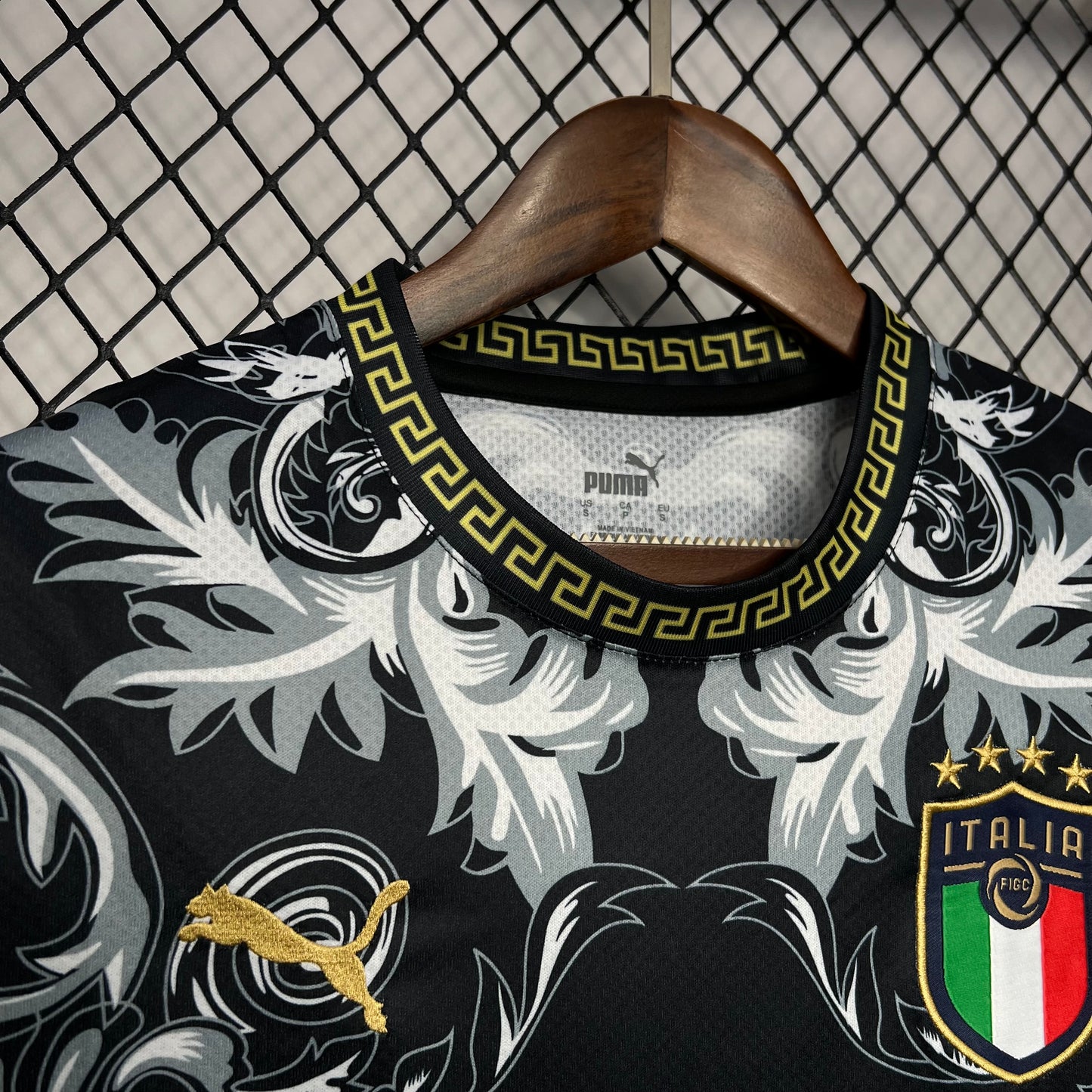 Italy 2023/24 Versace Co-Branded Edition Jersey Black
