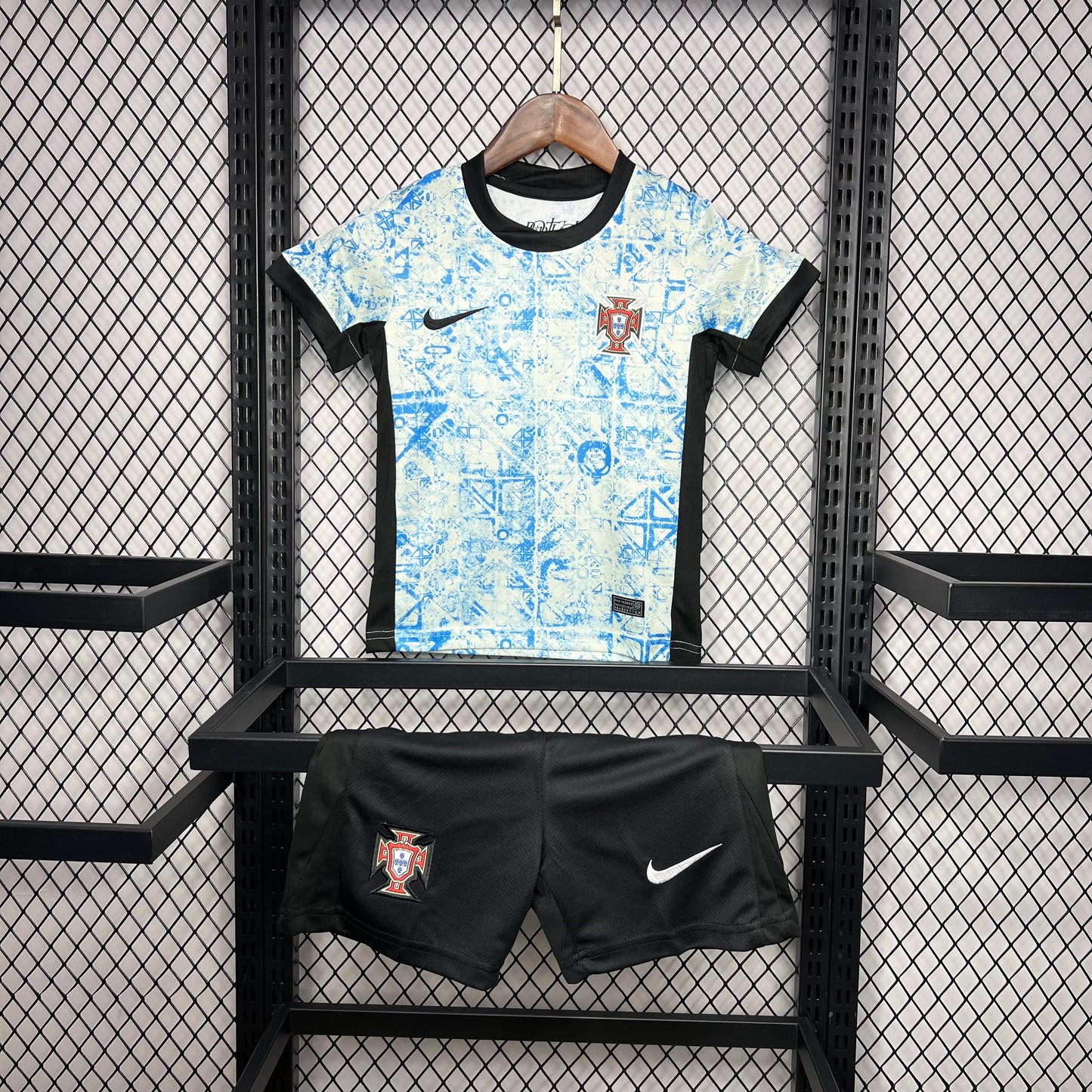 Portugal 2024/25 Euro Away Kids Kit