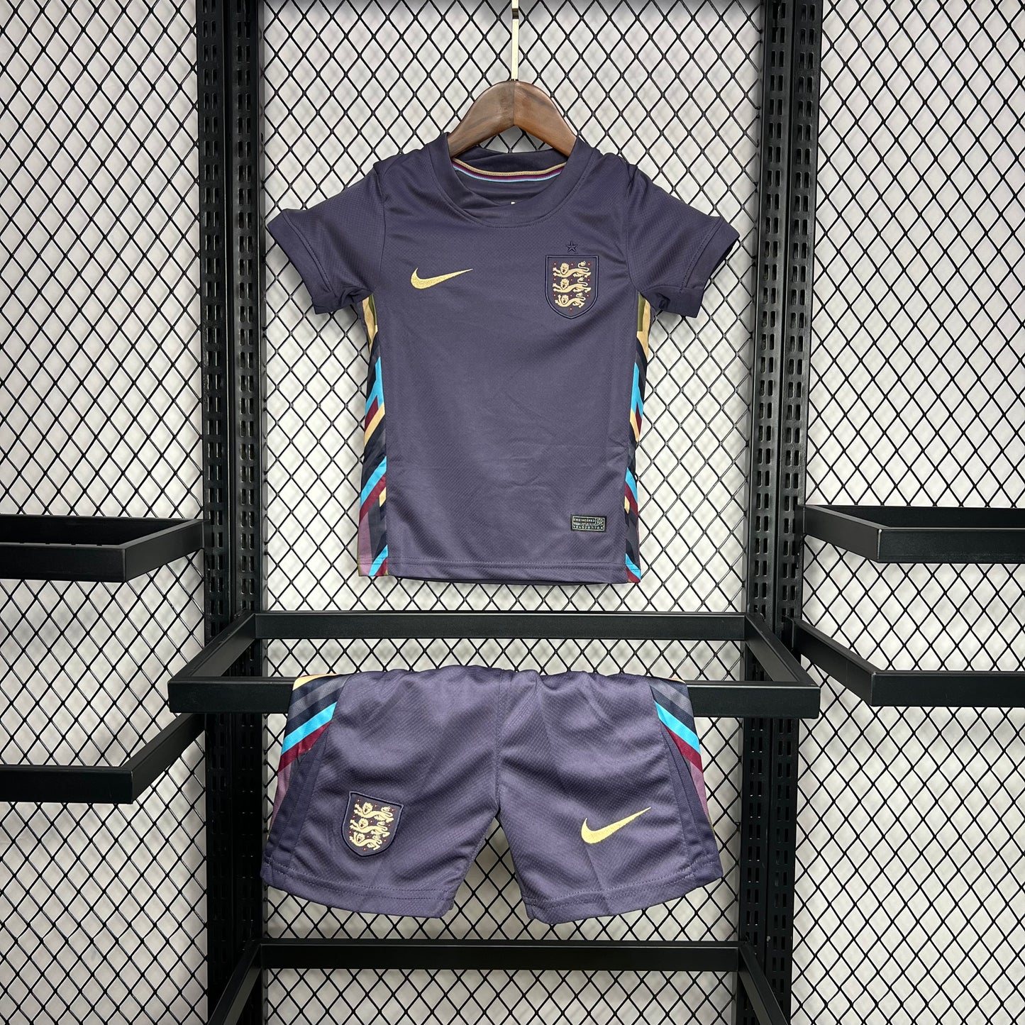 England 2024/25 Euro Away Kids Kit