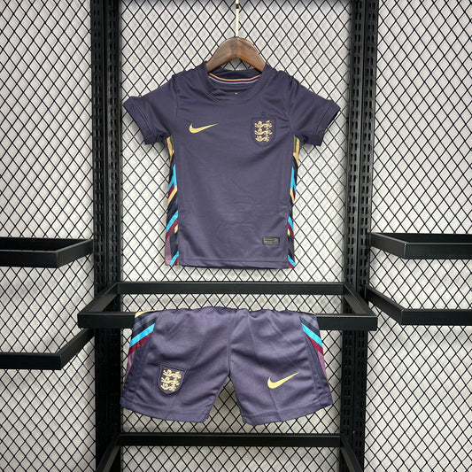 England 2024/25 Euro Away Kids Kit