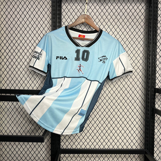 Argentina 2001 Diego Maradona Testimonial Retro