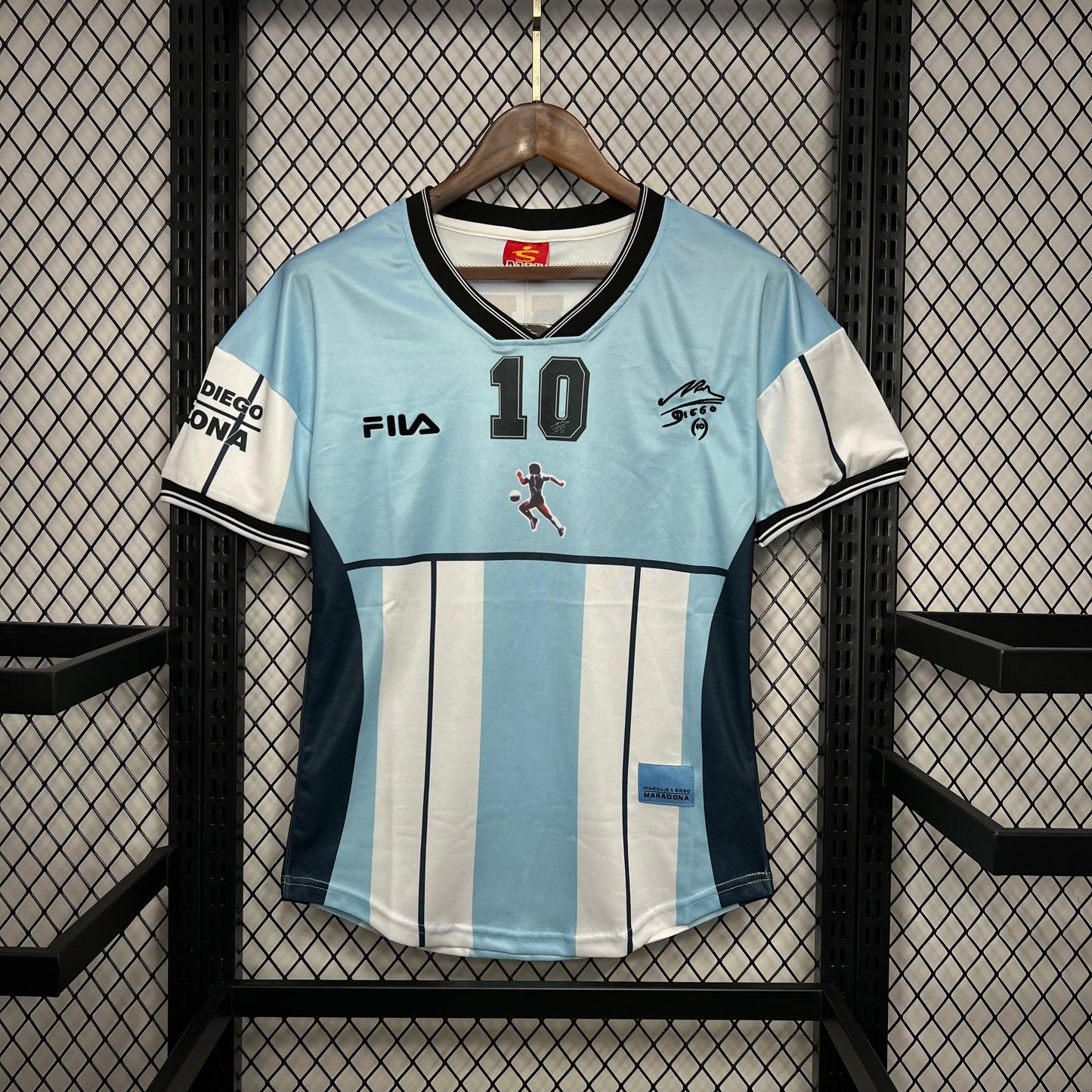 Argentina 2001 Diego Maradona Testimonial Retro