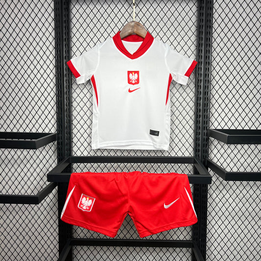 Poland 2024/25 Euro Home Kids Kit
